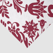 ブルゴーニュとホワイトダマスクのフローラエレガント分離 薄葉紙 (詳細)