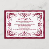 ブルゴーニュとホワイトパペルピカドキンセアニラ エンクロージャーカード (正面)