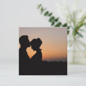 ブルゴーニュと埃っぽいピンクの水彩保存日 シーズンカード (スタンド正面)