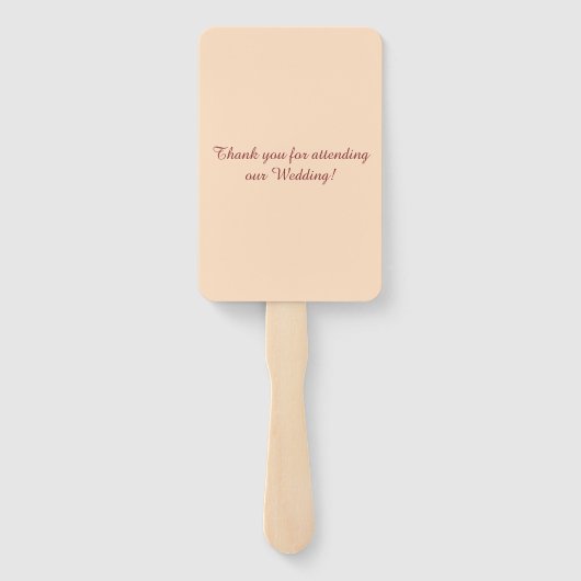 ブルゴーニュと桃の愛は決して失敗しない ハンドファン (裏面)