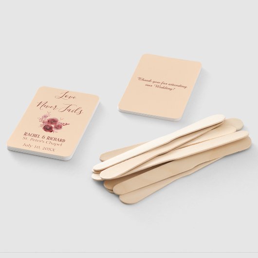 ブルゴーニュと桃の愛は決して失敗しない ハンドファン (組立なし)