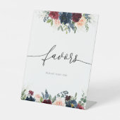 ブルゴーニュと海軍が支持するサイン 台座サイン (正面)