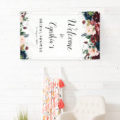 ブルゴーニュと海軍のフローラブライダルシャワー歓迎 横断幕 (インサイチュ)