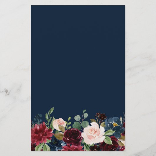 ブルゴーニュと海軍のフローラ彼は彼女がゲームを言ったと言った (裏面)