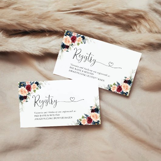 ブルゴーニュと海軍のレジストリのエンクロージャカード エンクロージャーカード