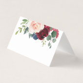 ブルゴーニュと海軍の座席表 名刺 (正面)