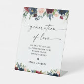 ブルゴーニュと海軍の愛の世代サイン 台座サイン (正面)