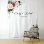 ブルゴーニュと海軍結婚の式典の背景 タペストリー (インサイチュ)