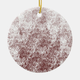 ブルゴーニュと白のパターンを探索するDec セラミックオーナメント