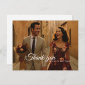 ブルゴーニュと赤面ありがとう ポストカード (正面/裏面)