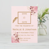 ブルゴーニュと赤面ピンクカーペットのバラ セーブザデート (スタンド正面)