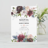 ブルゴーニュと赤面フローラバチェロレッテ 招待状 (スタンド正面)