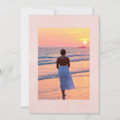 ブルゴーニュと赤面フローラワインお祝いの生活 招待状 (裏面)