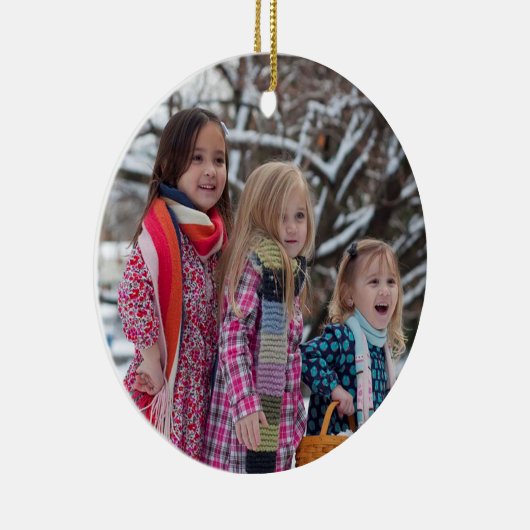 ブルゴーニュと赤面フローラ感謝祭の写真 セラミックオーナメント (右)