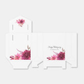 ブルゴーニュと赤面フローラ感謝祭 フェイバーボックス (折り畳みなし)