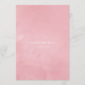 ブルゴーニュと赤面ボホベイビーシャワーママアドバイス アドバイスカード (裏面)