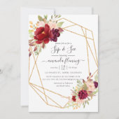 ブルゴーニュと赤面ボホ幾何学園区と参照 招待状 (正面)