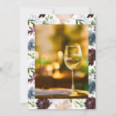 ブルゴーニュと赤面ワインをテーマにした生活お祝い 招待状 (裏面)