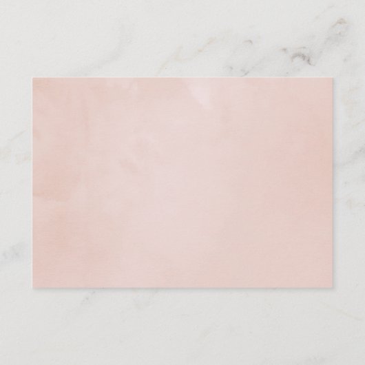 ブルゴーニュと赤面幾何結婚ギフト登録簿 エンクロージャーカード (裏面)