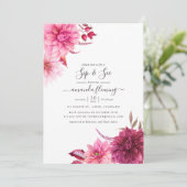 ブルゴーニュと赤面秋の秋フローラsipと参照 招待状 (スタンド正面)