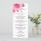 ブルゴーニュと赤面秋秋の結婚式メニュー メニュー (スタンド正面)