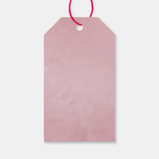 ブルゴーニュと赤面秋秋パンプキン誕生日 ギフトタグ (裏面)