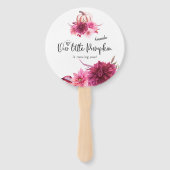 ブルゴーニュと赤面秋秋パンプキン誕生日 ハンドファン (正面)