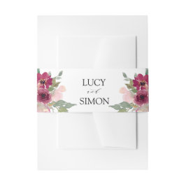 ブルゴーニュと赤面結婚ズ 招待状ベリーバンド