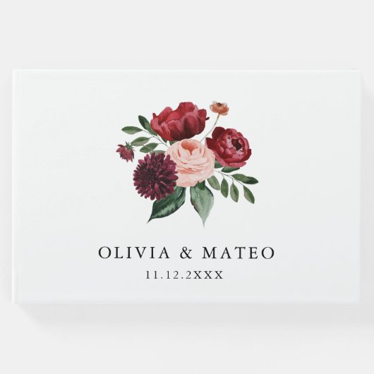 ブルゴーニュと赤面結婚フローラ ゲストブック (正面)