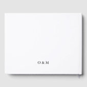 ブルゴーニュと赤面結婚フローラ ゲストブック (裏面)