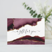 ブルゴーニュと金ゴールドアゲイトのギフト券 (スタンド正面)