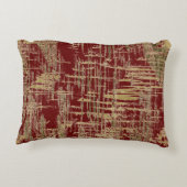 ブルゴーニュと金ゴールドアモダンート アクセントクッション (裏面)