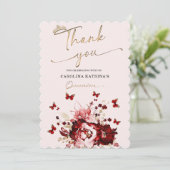 ブルゴーニュと金ゴールドキンセアニェラありがとう 招待状 (スタンド正面)