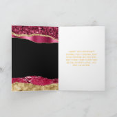 ブルゴーニュと金ゴールドグラムティアーズSweet sixteen カード (内部)