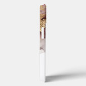 ブルゴーニュと金ゴールドグリッターフローラ瑪瑙 Case-Mate iPhoneケース (裏面 / 右)