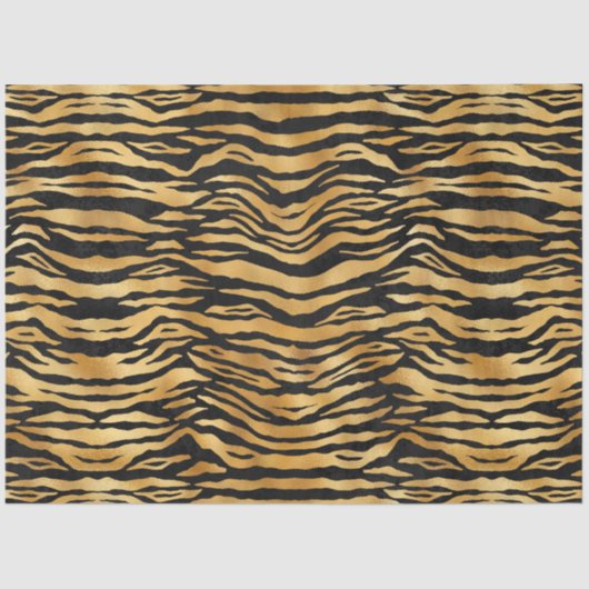 ブルゴーニュと金ゴールドタイガーシリーズデザイン11 薄葉紙 (正面)