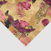 ブルゴーニュと金ゴールドタイガーシリーズデザイン18 薄葉紙 (詳細)