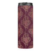 ブルゴーニュと金ゴールドパリスワインジェムストーンモノグラム タンブラー (裏面)