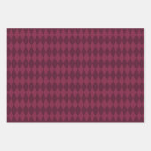 ブルゴーニュと金ゴールドパリ ラッピングペーパーシート (正面3)