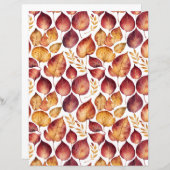 ブルゴーニュと金ゴールドリーフパターン (正面/裏面)