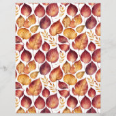 ブルゴーニュと金ゴールドリーフパターン (正面)