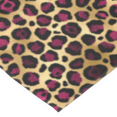 ブルゴーニュと金ゴールドレオパードデザイン2 テーブルクロス (アングル)