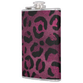 ブルゴーニュと金ゴールドレオパードデザイン9 フラスク (左)