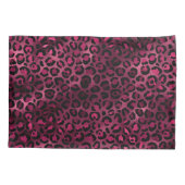 ブルゴーニュと金ゴールドレオパードデザイン9 枕カバー (裏面)