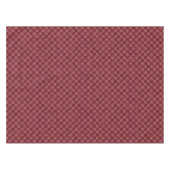 ブルゴーニュと金ゴールド雪片クリスマス テーブルクロス (正面(横))