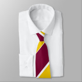 ブルゴーニュと金ゴールド ネクタイ (タイ)