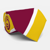 ブルゴーニュと金ゴールド ネクタイ (ロール)