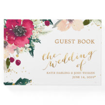 ブルゴーニュと金ゴールド |フローラ素朴結婚秋