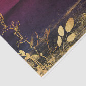 ブルゴーニュと金ゴールド 薄葉紙 (詳細)