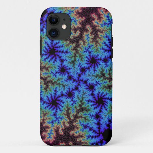 ブルゴーニュと青まだら Case-Mate iPhoneケース (裏面)